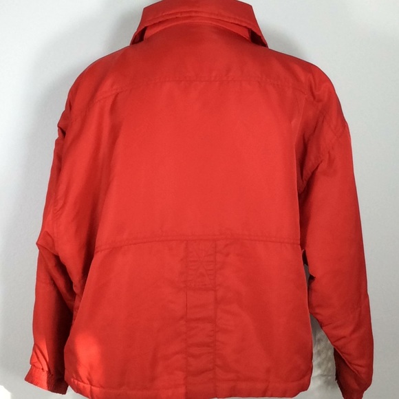 Red Puff Jacket w/Gold Zipper Pulls - Picture 4 of 8